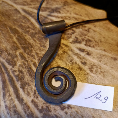 Kettenanhänger Edelstahl Spirale