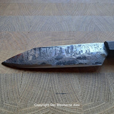 Küchenmesser aus der Panzerrung der Messerschmitt 109 aus dem 2WK Küchenmesser aus der Panzerrung der Messerschmitt 109 aus dem 2WK