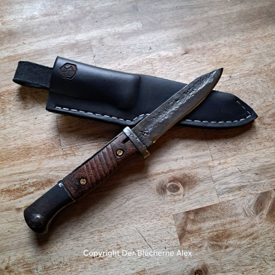 Jagd-/Outdoormesser aus altem Bajonett K98 Nr. 17