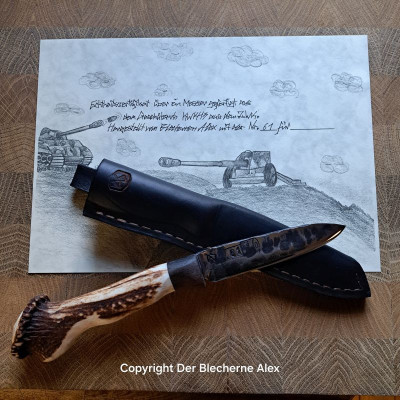 Outdoormesser KWK 43 (Königstiger) Nr.61 mit Zertifikat