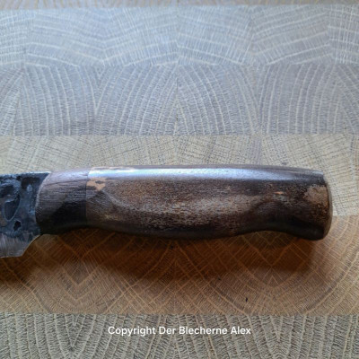 Küchenmesser/ Beil mit Mammutknochen-Griff Küchenmesser/ Beil mit Mammutknochen-Griff