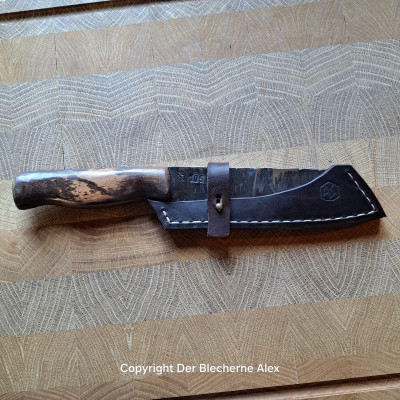 Küchenmesser/ Beil mit Mammutknochen-Griff Küchenmesser/ Beil mit Mammutknochen-Griff