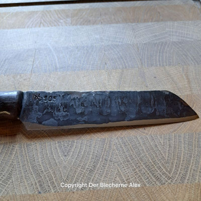 Küchenmesser/ Beil mit Mammutknochen-Griff