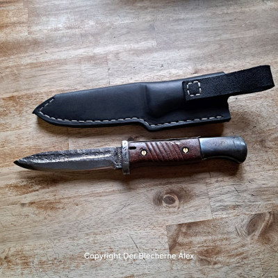 Jagd-/Outdoormesser aus altem Bajonett K98 Nr. 17