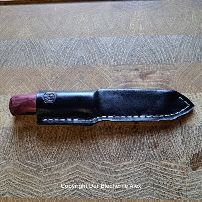 Outdoormesser mit Klinge aus einer 105er Haubitze des 1WK