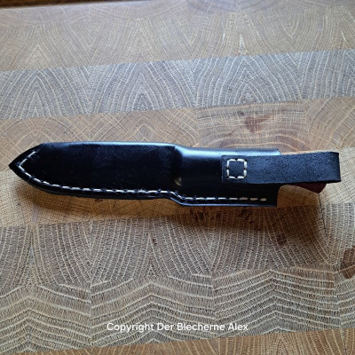 Outdoormesser mit Klinge aus einer 105er Haubitze des 1WK