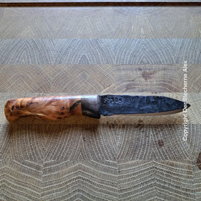 Outdoormesser mit Klinge aus einer 105er Haubitze des 1WK
