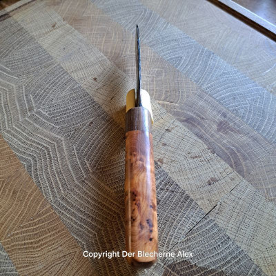 Outdoormesser mit Klinge aus einer 105er Haubitze des 1WK