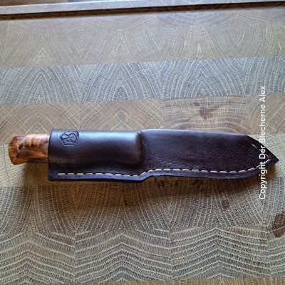 Outdoormesser mit Klinge aus einer 105er Haubitze des 1WK