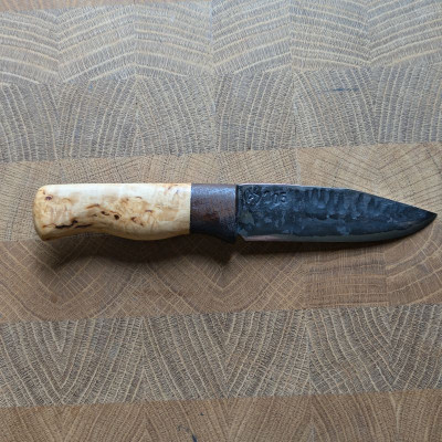 Outdoormesser mit Klinge aus einer 105er Haubitze des 1WK Outdoormesser mit Klinge aus einer 105er Haubitze des 1WK
