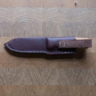 Outdoormesser mit Klinge aus einer 105er Haubitze des 1WK Outdoormesser mit Klinge aus einer 105er Haubitze des 1WK