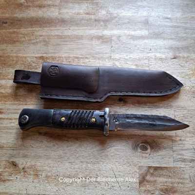 Jagd-/Outdoormesser aus altem Bajonett K98 Nr. 11