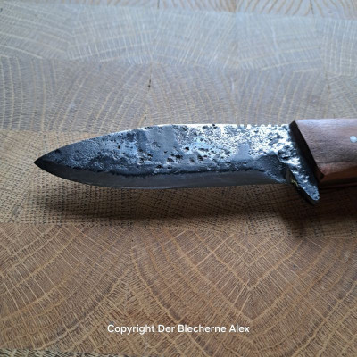 Outdoormesser mit Klinge HE 177 mit Ebenholz