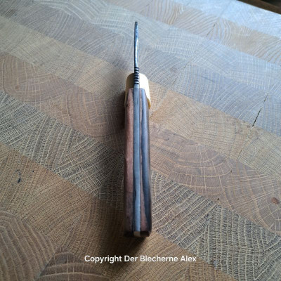 Outdoormesser mit Klinge HE 177 mit Ebenholz