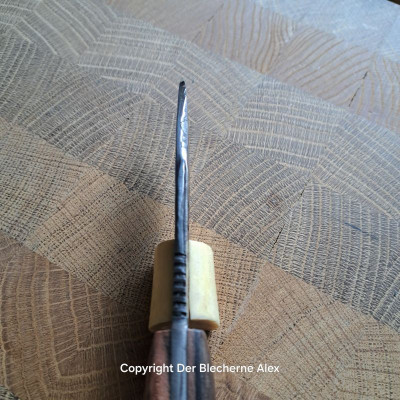Outdoormesser mit Klinge HE 177 mit Ebenholz