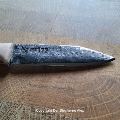 Outdoormesser mit Klinge HE 177 mit Maserbirke