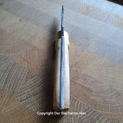 Outdoormesser mit Klinge HE 177 mit Maserbirke