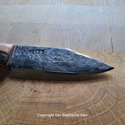 Outdoormesser mit Klinge HE 177 mit Ebenholz