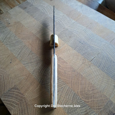 Küchenmesser Nebelwerfer mit Maserbirke