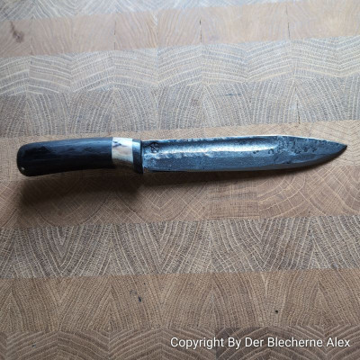 Küchenmesser aus der Klinge eines deutschen Bajonett aus dem 1WK