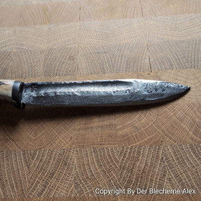 Küchenmesser aus der Klinge eines deutschen Bajonett aus dem 1WK