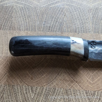 Küchenmesser aus der Klinge eines deutschen Bajonett aus dem 1WK