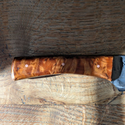 Küchenmesser aus Kohlenstoffstahl 1.2003 mit Marokkanischer Thujaknolle