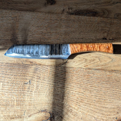 Küchenmesser aus Kohlenstoffstahl 1.2003 mit Marokkanischer Thujaknolle