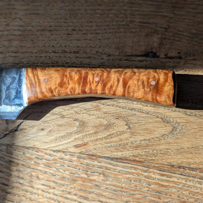 Küchenmesser aus Kohlenstoffstahl 1.2003 mit Marokkanischer Thujaknolle