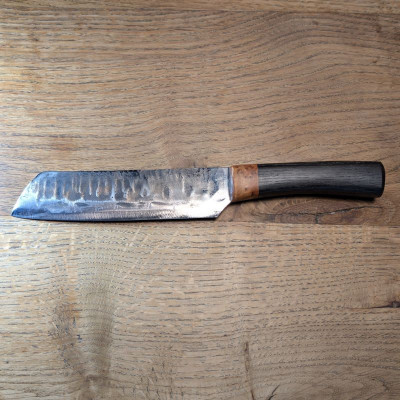 Küchenmesser aus 1.2235 mit Flusseiche