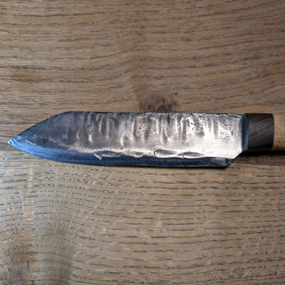 Küchenmesser aus 1.2235 mit Maser-Robinie