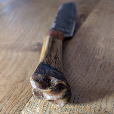 Absolutes Küchenmesser Unikat mit Eiszeitgriff