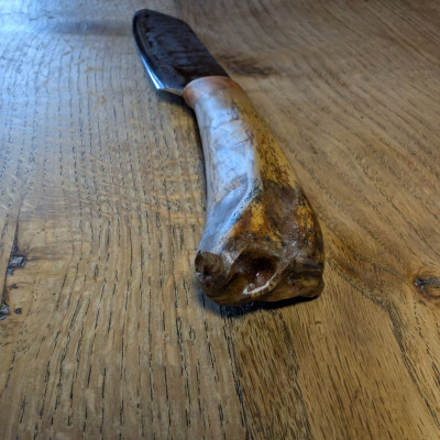 Absolutes Küchenmesser Unikat mit Eiszeitgriff