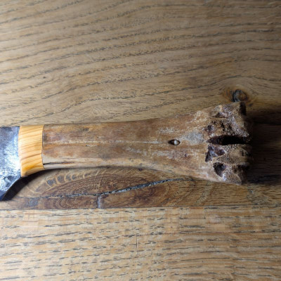 Absolutes Küchenmesser Unikat mit Eiszeitgriff