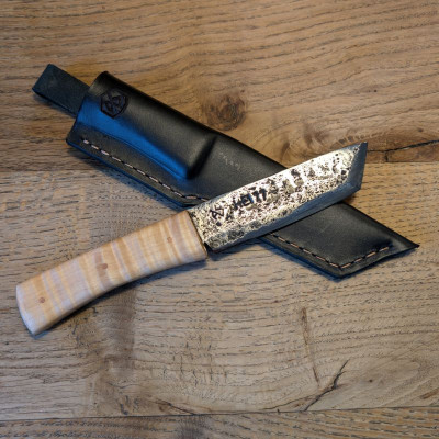 Allzweck oder Outdoormesser Tanto mit Riegelahorn