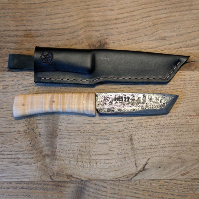 Allzweck oder Outdoormesser Tanto mit Riegelahorn