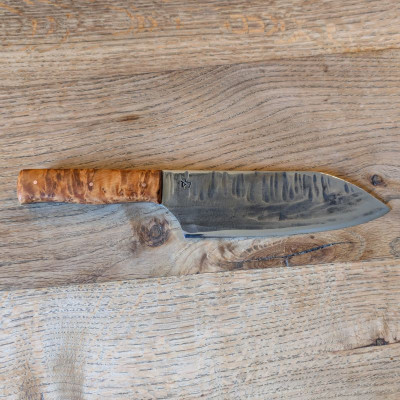 Küchenmesser Küchenbeil aus Wolframstahl mit marokkanischer Thujaknolle