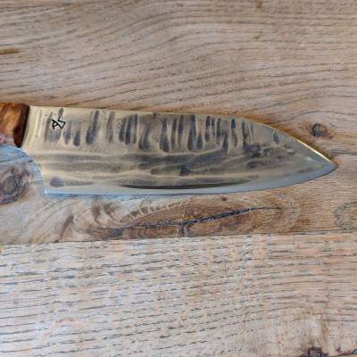 Küchenmesser Küchenbeil aus Wolframstahl mit marokkanischer Thujaknolle