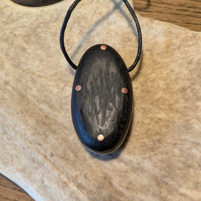 Kettenanhänger Mammutelfenbein trifft Flusseiche