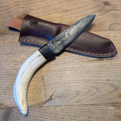 Allzweck/Outdoormesser PAK 3,7cm 2WK mit Warzenschweinhauer