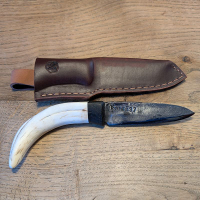 Allzweck/Outdoormesser PAK 3,7cm 2WK mit Warzenschweinhauer