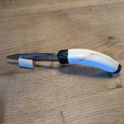 Allzweck/Outdoormesser PAK 3,7cm 2WK mit Warzenschweinhauer und Kamelsohle