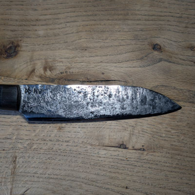 Küchenmesser aus Nebelwerfer und Flusseiche