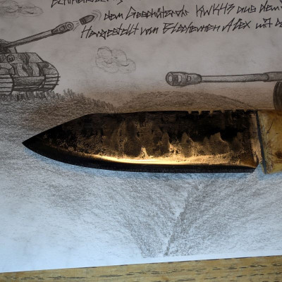 Allzweckmesser Königstiger 2WK und Robinie