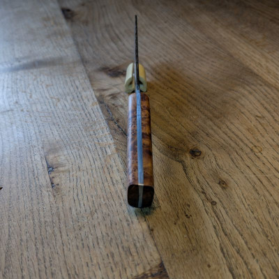 Küchenmesser 1.2235 mit marokkanischer Thujaknolle