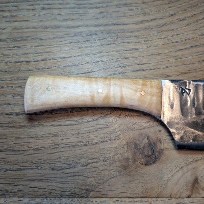 Küchenmesser Wolframstahl 1.2419 mit Riegelahorn