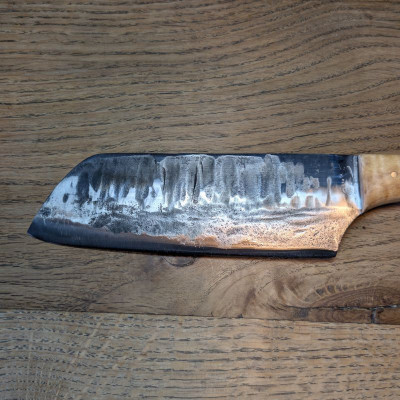 Küchenmesser Wolframstahl 1.2419 mit Riegelahorn
