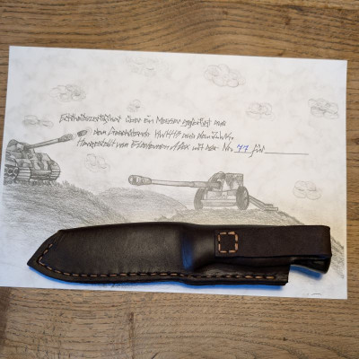 Allzweckmesser Königstiger 2WK mit Flusseiche