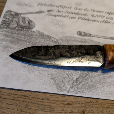 Allzweckmesser Königstiger 2WK mit Flusseiche