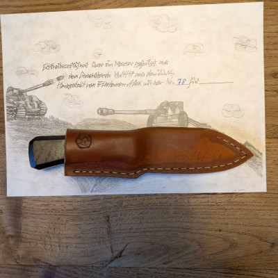 Allzweckmesser Königstiger 2WK mit Flusseiche